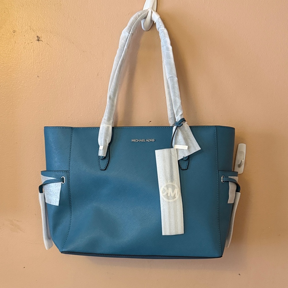 Michael Kors Teal Tote Bag